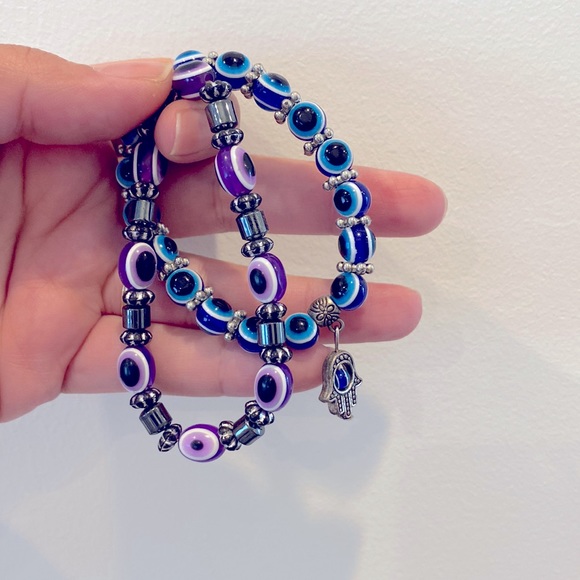 Jewelry - Set of 2 Evil Eye bracelets